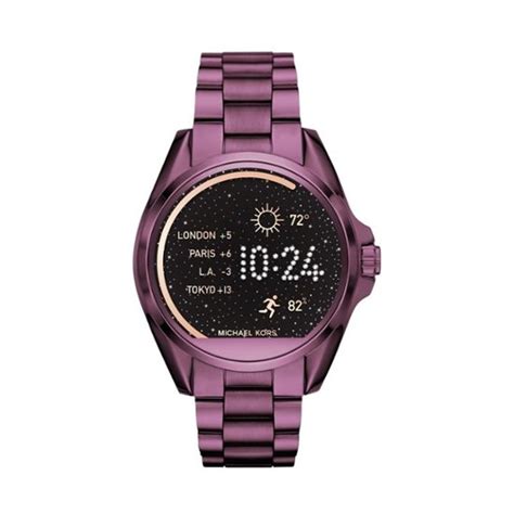 michael kors access bradshaw plum tone smartwatch|michael kors bradshaw 2 smartwatch.